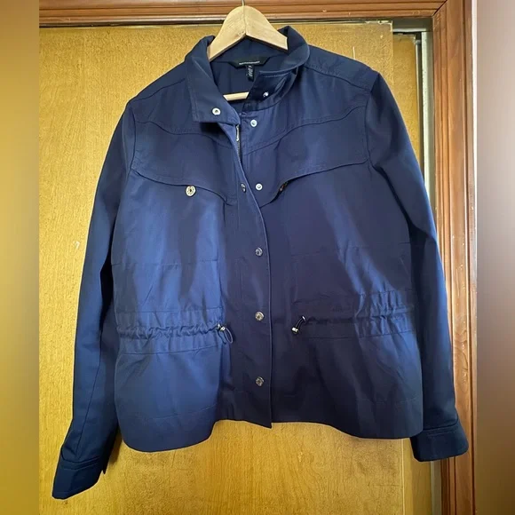 White House Black Market Navy Utility Jacket - Picture 3 of 8